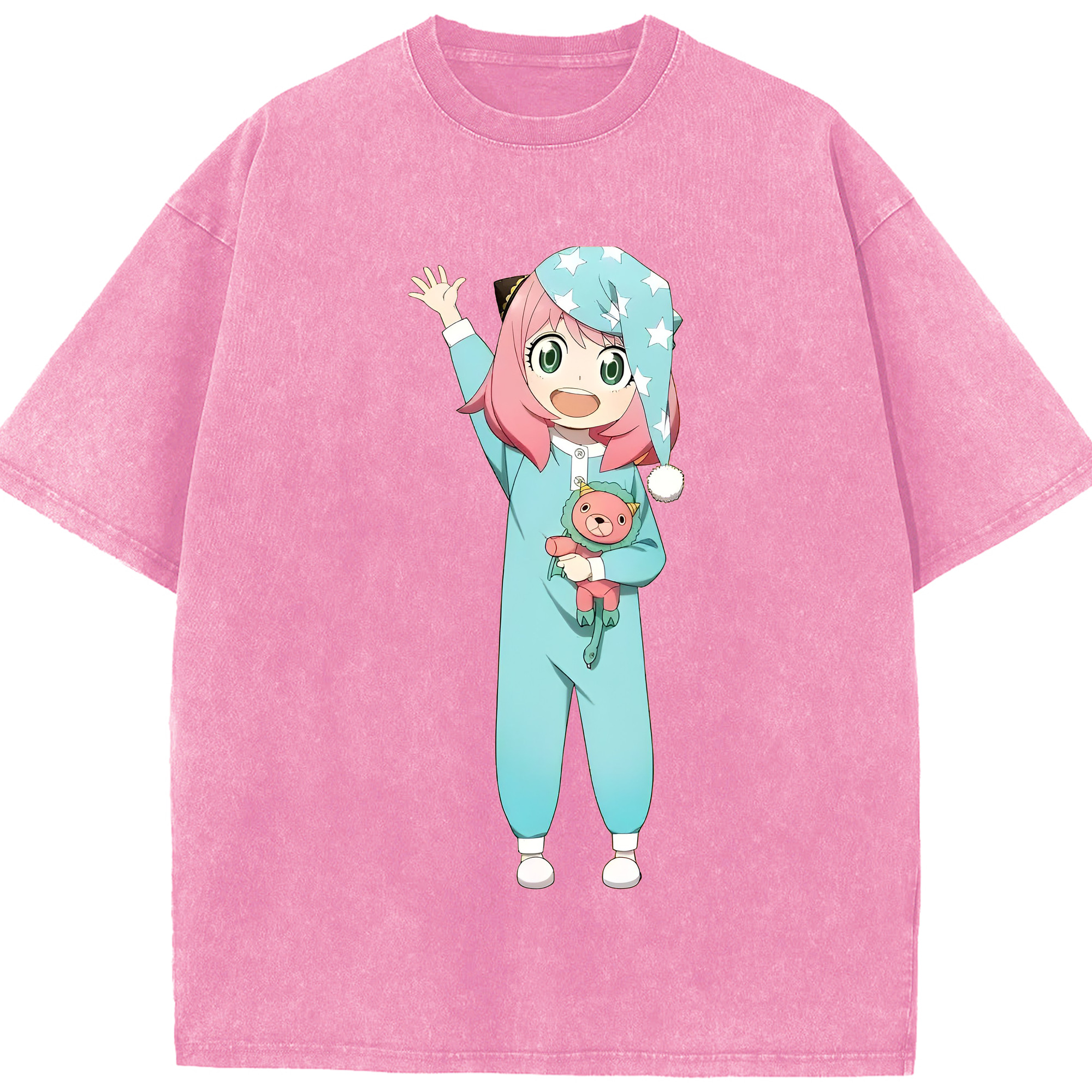 （画像用） SPY×FAMILY间谍家家酒 綿100% ヴィンテージ風 半袖Tシャツ（フロントプリント）